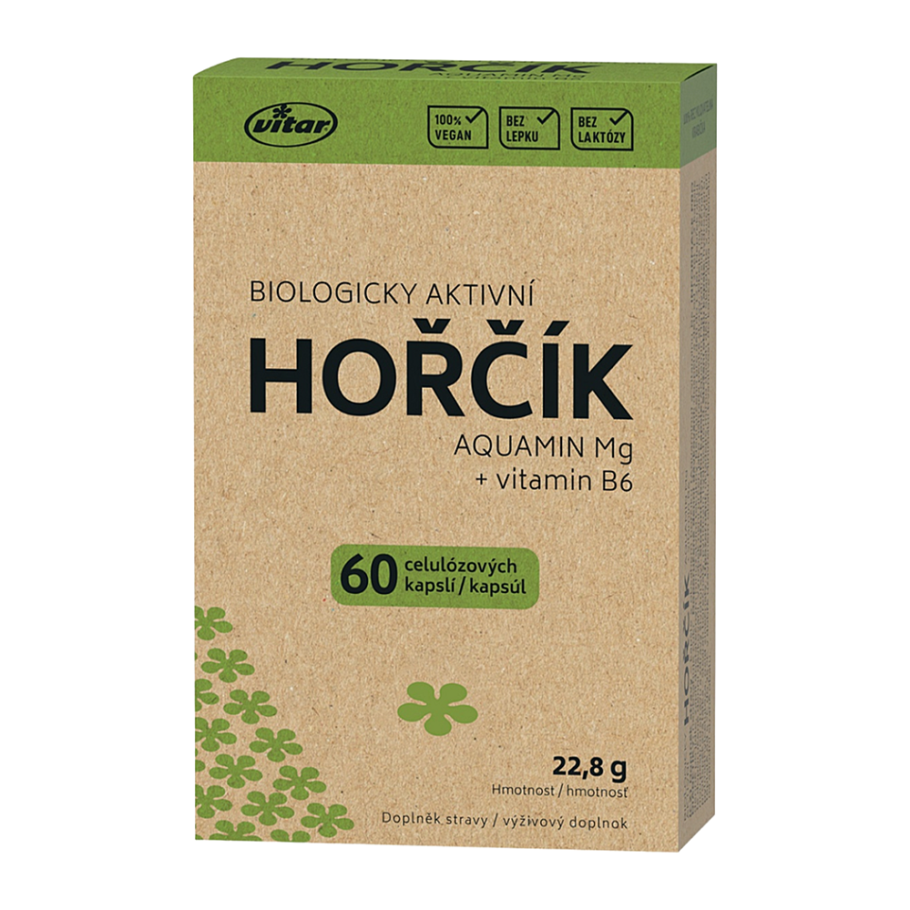 VITAR EKO Hořčík Aquamin 60 kapslí