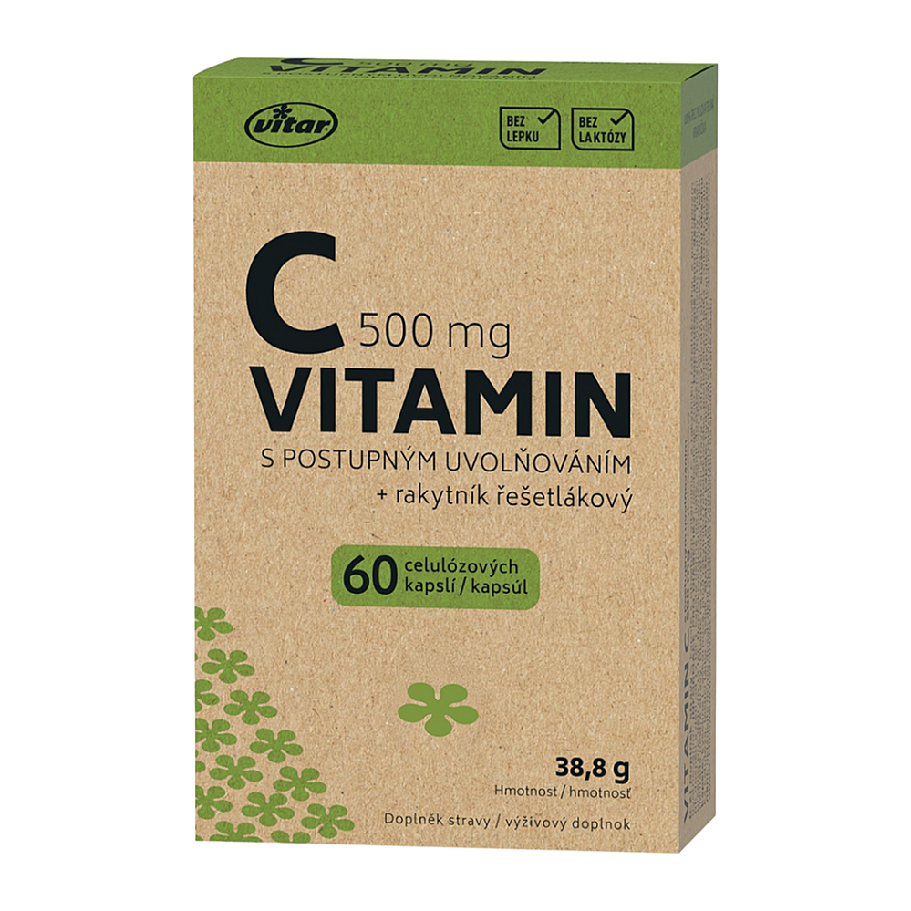 VITAR EKO Vitamin C 500 mg postupným uvolňováním 60 kapslí