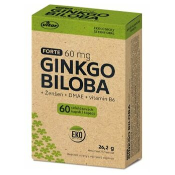 VITAR EKO Ginkgo biloba 60 mg + DMAE + vitamn B6 60 kapslí