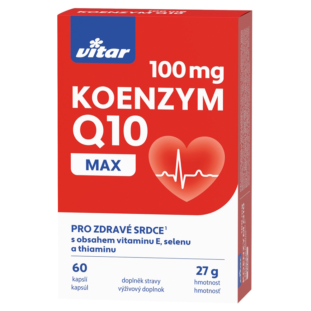 E-shop VITAR Koenzym Q10 100 mg 60 kapslí