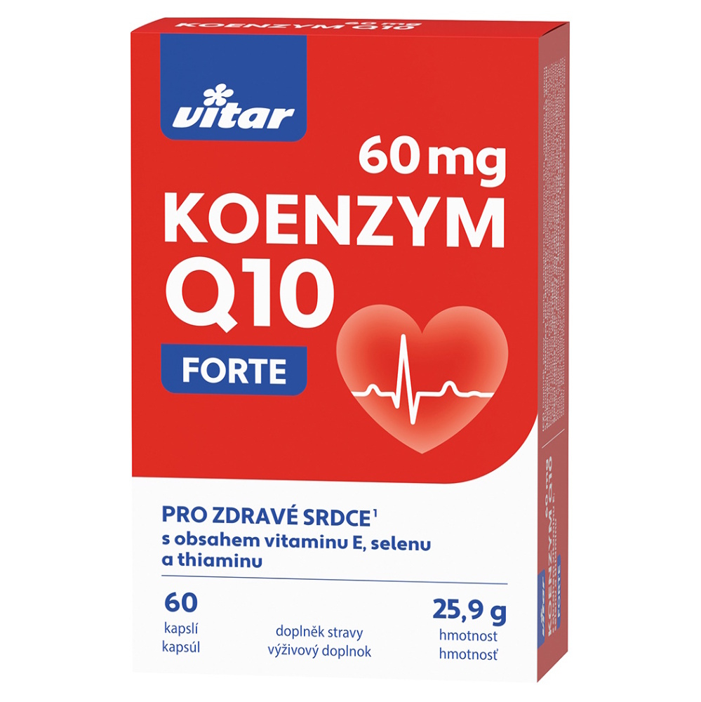 E-shop VITAR Koenzym Q10 60 mg forte 60 kapslí