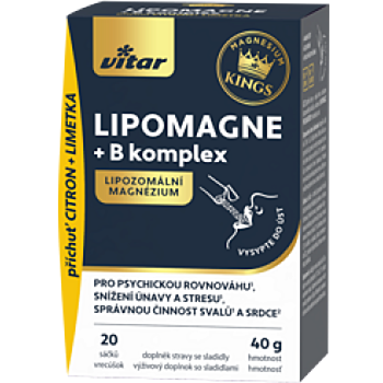 VITAR Lipomagne +B komplex 20 x 2 g (Na energii, při únavě) - Vícesložkové