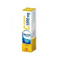 REVITAL Vitamin C 1000 mg citron 20 šumivých tablet