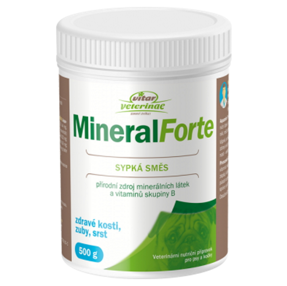 Levně VITAR Veterinae Mineral Forte sypká směs 500 g