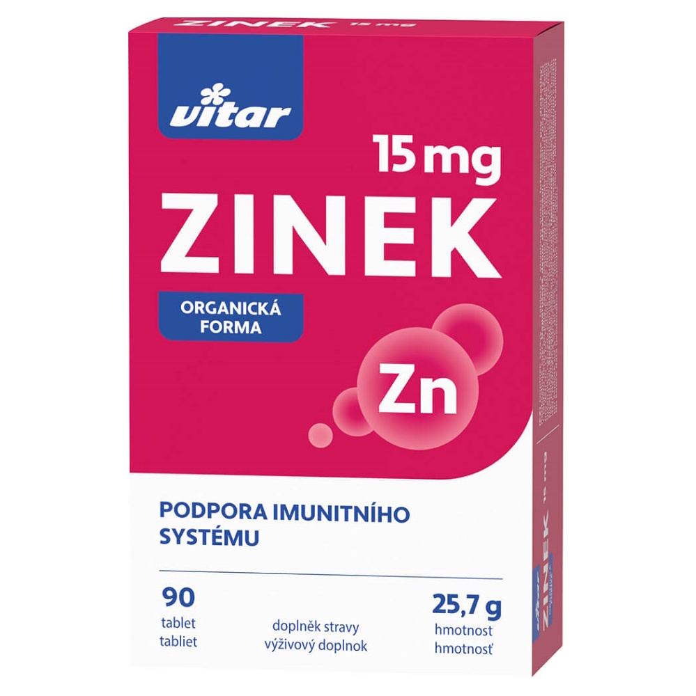 Levně VITAR Zinek 15 mg 90 tablet