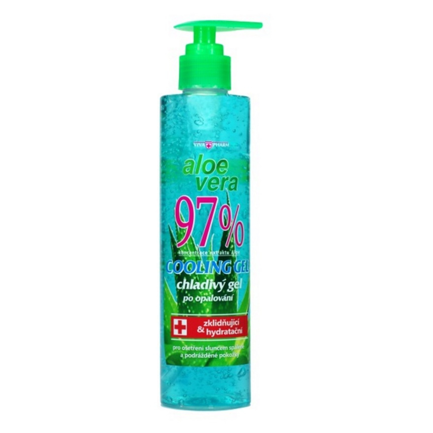 E-shop VIVACO Chladivý gel po opalování s Aloe Vera 97% 500 ml