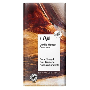 VIVANI bio čokoláda hořká nugátová 100g (Čokolády) - Hořké, BIO