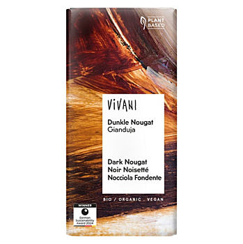VIVANI Čokoláda hořká nugátová BIO 80 g (Čokolády) - Hořké