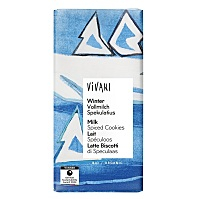 VIVANI Čokoláda mléčná zimní BIO 100 g