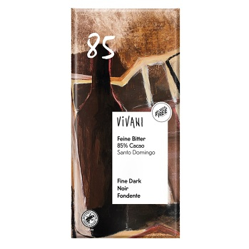VIVANI Hořká čokoláda 85% BIO 100 g (Čokolády) - Hořké, BIO, Sladké