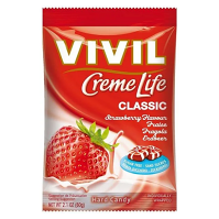 VIVIL Creme life jahoda drops bez cukru 110g