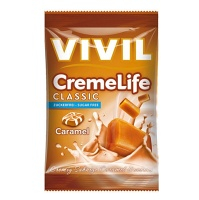 VIVIL Creme life karamel bonbóny bez cukru 110 g