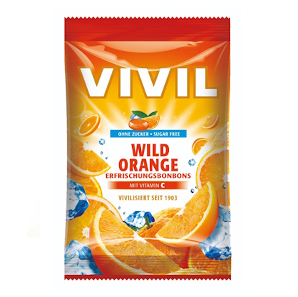 E-shop VIVIL Divoký pomeranč s vitamínem C drops bez cukru 120 g