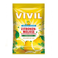 VIVIL Multivitamín citron a meduňka drops bez cukru 120 g