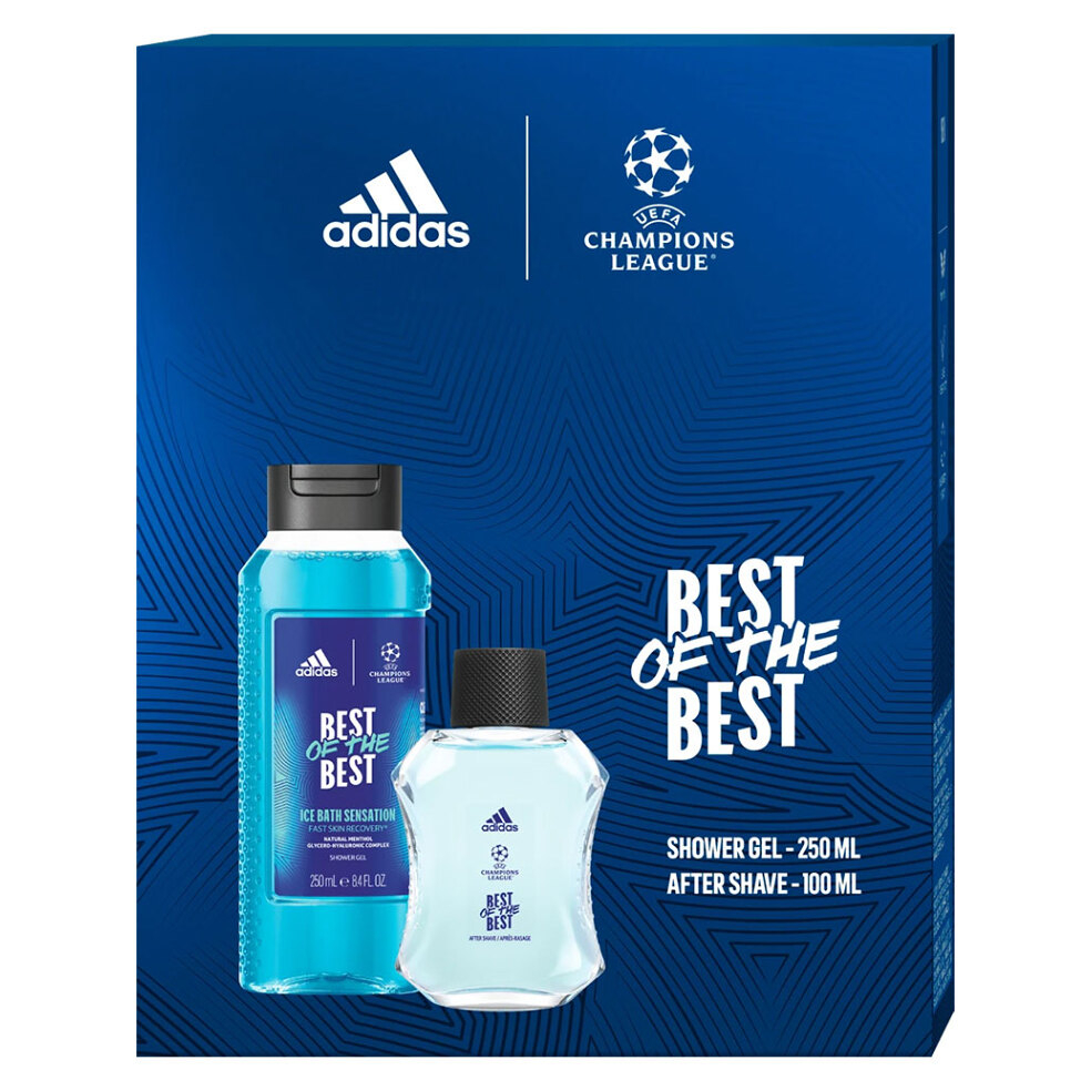 E-shop ADIDAS UEFA9 Sprchoý gel 250 ml + voda po holení 100 ml Dárkové balení