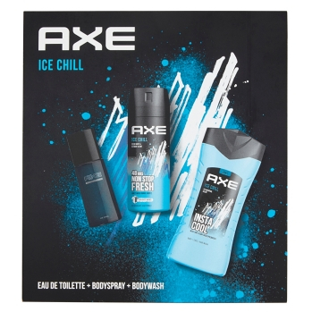 AXE Ice Chill Toaletní voda 50ml + Sprchový gel 250ml + Deodorant 150 ml Dárkové balení