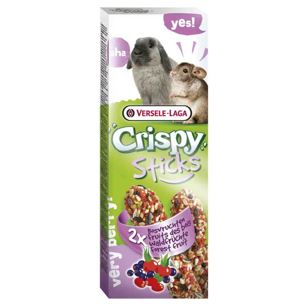Levně VERSELE-LAGA Crispy Sticks pro králíky/činčily lesní ovoce 110 g