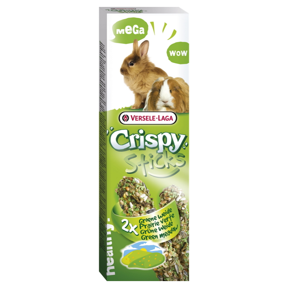 E-shop VERSELE-LAGA Crispy Sticks pro králíky/morčata zelená louka 2 x 70 g