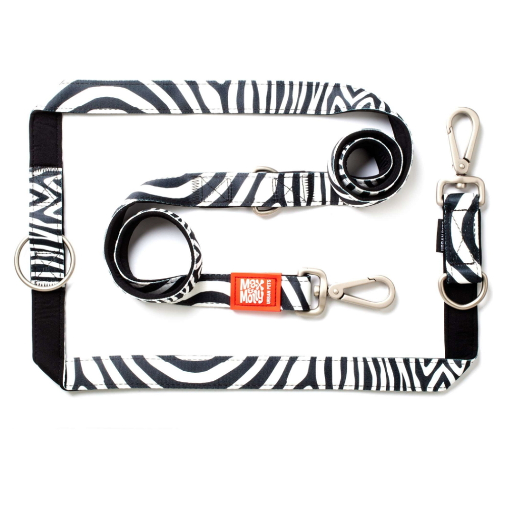E-shop MAX & MOLLY Zebra vodítko pro psy 1 ks, Velikost: L
