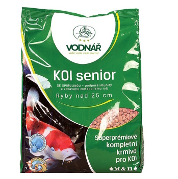 VODNÁŘ KOI Senior krmivo pro ryby 0,5 kg (Krmivo pro jezírkové ryby)