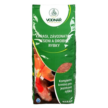 VODNÁŘ Krmivo pro karasi, závojnatky, jeseni a malé rybky 4 kg (Krmivo pro jezírkové ryby)