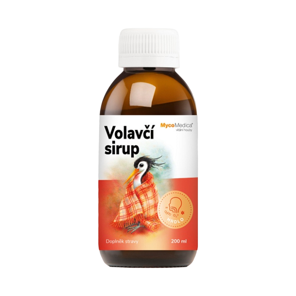 MycoMedica Volavčí sirup sirup s extrakty z vitálních hub pro děti 200 ml