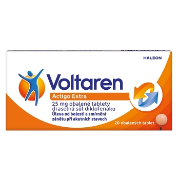 VOLTAREN Actigo Extra 20 tablet (Na bolest hlavy)