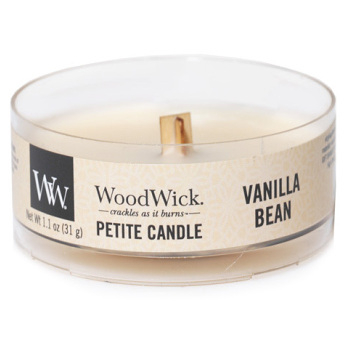 WOODWICK Vonná svíčka Petite Vanilla Bean 31 g