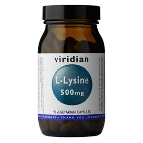 VIRIDIAN Nutrition L-Lysine 90 kapslí