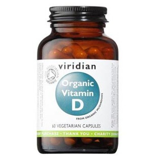 VIRIDIAN Nutrition Organic Vitamin D 60 kapslí
