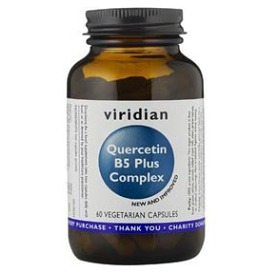 VIRIDIAN Nutrition Quercetin B5 Plus Complex 60 kapslí