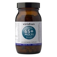 VIRIDIAN Nutrition 65+ Multi 60 kapslí