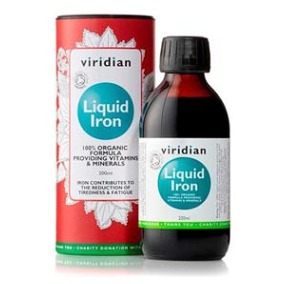 VIRIDIAN Nutrition liquid iron 200 ml (Doplňky stravy se železem)