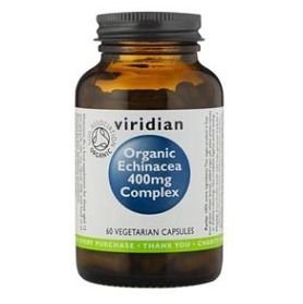 VIRIDIAN Nutrition Organic Echinacea 400mg Complex 60 kapslí