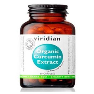 VIRIDIAN Nutrition Organic Curcumin Extract 60 kapslí