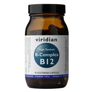 E-shop VIRIDIAN Nutrition B-Complex B12 High Twelwe 90 kapslí