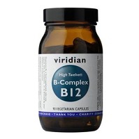 VIRIDIAN Nutrition B-Complex B12 High Twelwe 90 kapslí