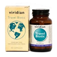 VIRIDIAN Nutrition Travel Biotic 30 kapslí