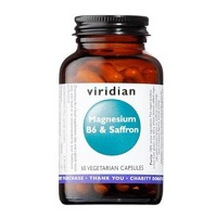 VIRIDIAN Nutrition Magnesium B6 & Saffron 60 kapslí