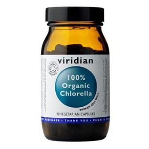 Levně VIRIDIAN Nutrition 100% Organic Chlorella 90 kapslí