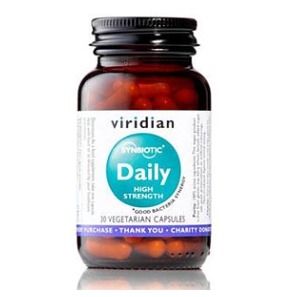 VIRIDIAN Nutrition Synbiotic daily High strength 30 kapslí