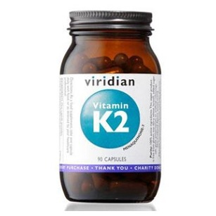 Levně VIRIDIAN Nutrition vitamin K2 90 kapslí