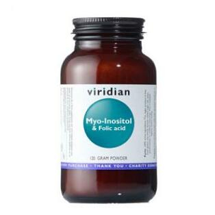 VIRIDIAN Nutrition Myo-Inositol & Folic Acid 120 g