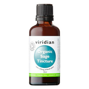 VIRIDIAN Nutrition Sage Tincture Organic 50 ml