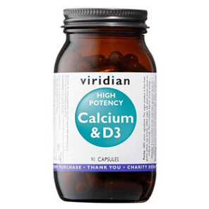 Levně VIRIDIAN Nutrition High Potency Calcium & D3 90 kapslí