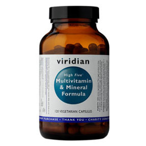 VIRIDIAN Nutrition High B5 Multivitamin & Mineral 120 kapslí