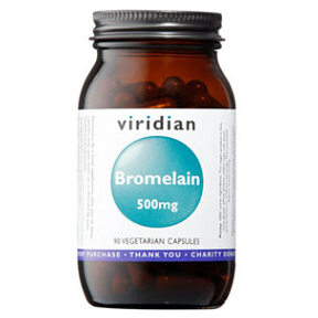 E-shop VIRIDIAN Nutrition Bromelain 500 mg 90 kapslí