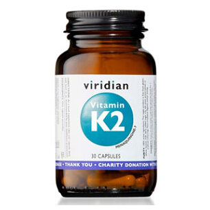 Levně VIRIDIAN Nutrition vitamin K2 30 kapslí