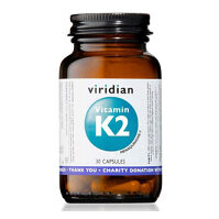 VIRIDIAN Nutrition vitamin K2 30 kapslí