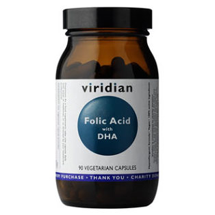 E-shop VIRIDIAN Nutrition Folic Acid with DHA 90 kapslí